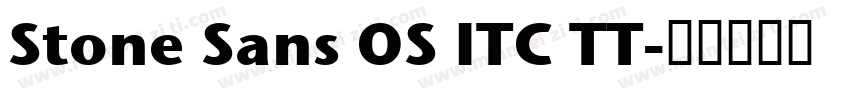 Stone Sans OS ITC TT字体转换